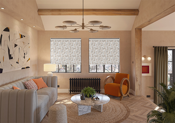 Meander, Beige - Twist&Fit Roller Blind - Image 8